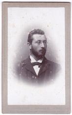 CDV - Man Baard Snor Das - Foto Van Winsheijm Utrecht, Verzamelen, Foto's en Prenten, Gebruikt, Foto, Ophalen of Verzenden, Voor 1940