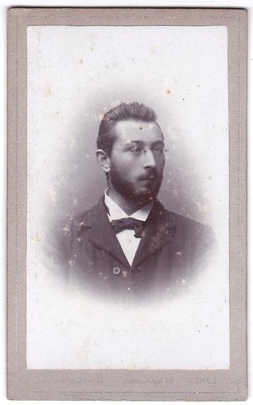 CDV - Man Baard Snor Das - Foto Van Winsheijm Utrecht beschikbaar voor biedingen