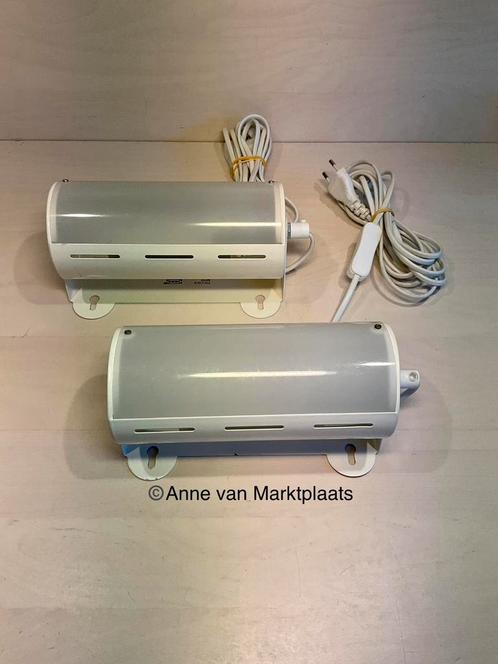 Twee Ikea Smyg bedlamp V1013 wit in zeer nette staat, Huis en Inrichting, Lampen | Wandlampen, Zo goed als nieuw, Ophalen of Verzenden