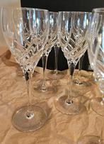 Toscane Wedgwood Kristallen wijn Glazen 6 stuks, Ophalen of Verzenden, Zo goed als nieuw, Overige typen
