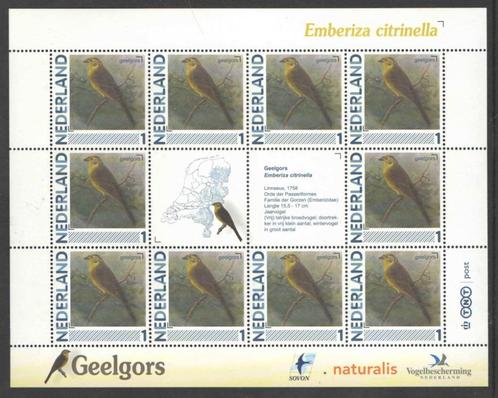Postzegels Vogels in Nederland: Geelgors, Postzegels en Munten, Postzegels | Nederland, Postfris, Na 1940, Ophalen of Verzenden