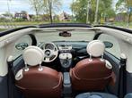 Fiat 500 Cabrio 1.2 AUT Leer Stoelverwarm. Xenon NAP 500c, 1242 cc, 4 cilinders, Cabriolet, Zwart