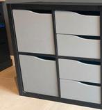 Kallaxkast zwart 4 vakken 2x2, Ophalen, Zo goed als nieuw