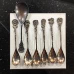 Theelepels met suikerschep, gero , vintage, Antiek en Kunst, Antiek | Bestek, Ophalen of Verzenden