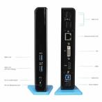 Hdmi Dvi Usb 3.0 Laptop Docking Station, Computers en Software, Dockingstations, Verzenden, Facturen@maascomputers.nl, Cargadoorweg 23, 6541 BT Nijmegen