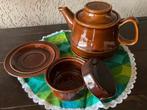 Pruszkov Theepot Retro Vintage '70 + Schotel & Zeef, Verzamelen, Retro, Ophalen of Verzenden, Huis en Inrichting