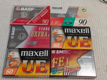 Nieuwe Cassettebandjes - BASF, Maxell, Emtec beschikbaar voor biedingen