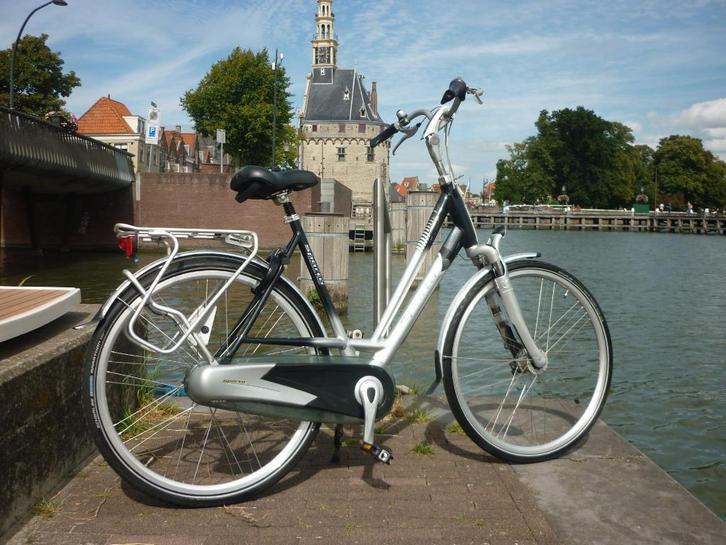 Sparta damesfiets frame 57 Nexus 8-speed zwart/zilver Nw.st!, Fietsen en Brommers, Fietsen | Dames | Damesfietsen, Zo goed als nieuw