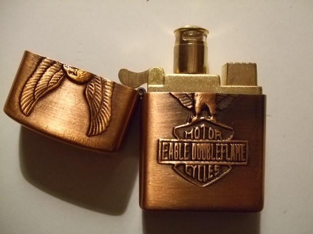 zgan koperkleurige aansteker, Ophalen of Verzenden, Zo goed als nieuw, Aansteker