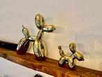 Jeff Koons style balloon dogs in geel gouden kleur., Antiek en Kunst, Kunst | Designobjecten, Ophalen