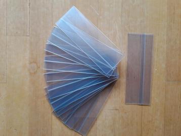 Prijskaarthouder 12x Transparant 21 x 7,5 cm beschikbaar voor biedingen