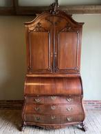 Prachtig antiek mahonie Empire topbureau, secretaire, buro, Antiek en Kunst, Antiek | Meubels | Kasten, Verzenden