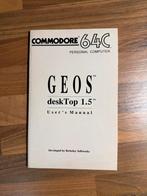 Commodore 64C GEOS desktop 1.5 Handleiding, Ophalen of Verzenden, Gelezen, Overige onderwerpen