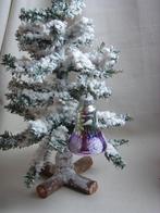 Oude gekleurde klok kerstbal, Diversen, Kerst, Ophalen of Verzenden, Zo goed als nieuw