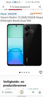 Xiaomi Redmi 13 - 256GB - Zwart, Telecommunicatie, Mobiele telefoons | Overige merken, Overige modellen, Ophalen of Verzenden