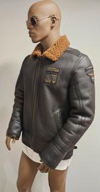PME Legend lammy sheepskin jacket leren jas (XL) nieuwstaat