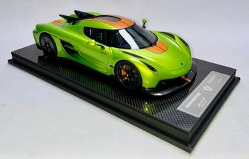 Koenigsegg Jesko Absolut 7373 Groen 1:18 van FrontiArt beschikbaar voor biedingen