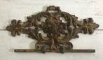 Antiek smeedijzeren ornament van Frans spijlen bed, Ophalen of Verzenden