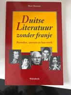 Duitse Literatuur zonder franje - René Hartman, Verzenden, Zo goed als nieuw, Nederland