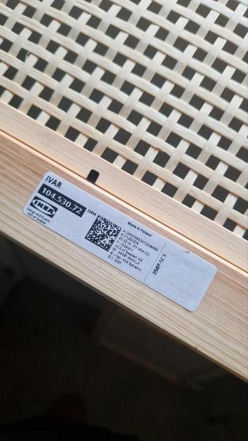 2x IKEA IVAR kastdeur met rotan - zo goed als nieuw - afbeelding 4