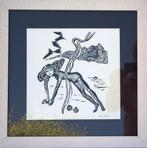 litho Gene Eggen "meisje aan het strand", Antiek en Kunst, Kunst | Litho's en Zeefdrukken, Ophalen of Verzenden
