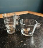 Nespresso kopjes | Koffiekopjes | Espresso | Cappuccino, Ophalen of Verzenden, Effen, Kop(pen) en/of Schotel(s), Glas
