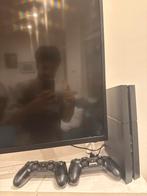 PS4 met 2 controllers en games, Spelcomputers en Games, Spelcomputers | Sony PlayStation 4, Ophalen, Met 2 controllers, Original
