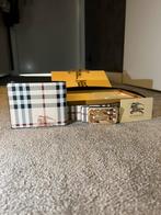 Burberry Portemonnee & Riem Set, 95 tot 105 cm, Bruin, Verzenden, Echt leder