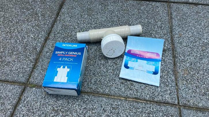 Simply genius chloorsysteem voor zwembad, Tuin en Terras, Zwembad-toebehoren, Gebruikt, Ophalen of Verzenden