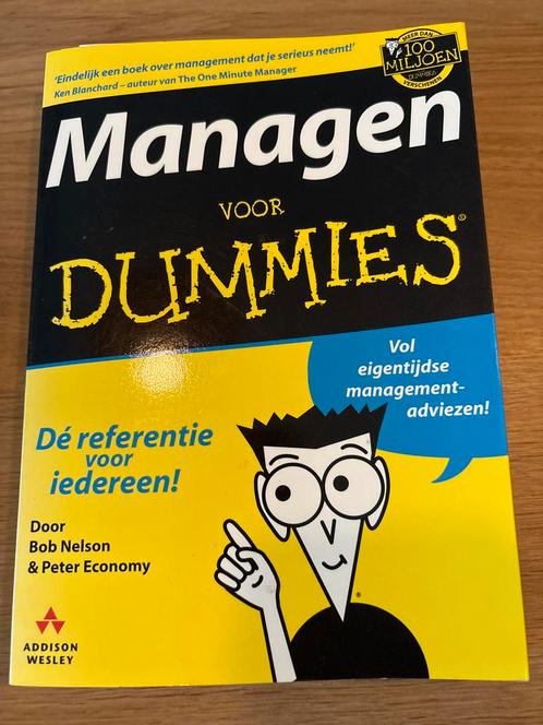 Managen voor Dummies - Bob Nelson & Peter Economy, Boeken, Economie, Management en Marketing, Gelezen, Management, Ophalen of Verzenden