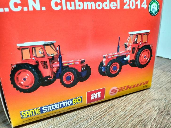 Te koop Same Saturno 80 LCN 4-WD Cabine Clubmodel 2014., Hobby en Vrije tijd, Modelauto's | 1:32, Zo goed als nieuw, Tractor of Landbouw
