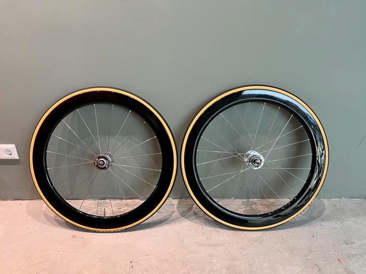 Nieuwe Baanwielen / Fixed Gear / Wielset - DT/Scope, Fietsen en Brommers, Fietsonderdelen, Nieuw, Racefiets, Wiel, Ophalen