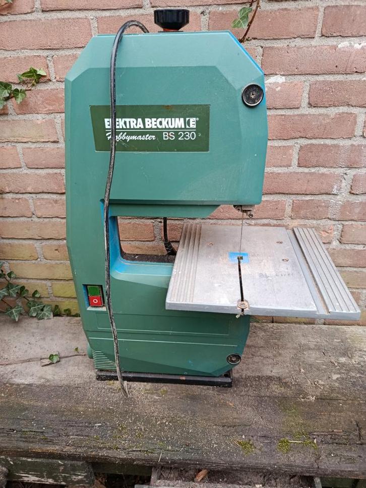 Elektra Beckum HobbyMaster BS 230 Lintzaag, Doe-het-zelf en Verbouw, Gereedschap | Zaagmachines, Gebruikt, Lintzaag, Minder dan 600 watt
