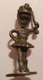 Antiek tinnen Figuur - Meisje met Baton, Antiek en Kunst, Ophalen of Verzenden