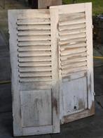 2 louvre/saloon deurtjes, Doe-het-zelf en Verbouw, Ophalen, Gebruikt, Minder dan 80 cm, Binnendeur