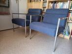 Stoel zithoek blauw Goossens, Ophalen, Gebruikt, Twee, Blauw
