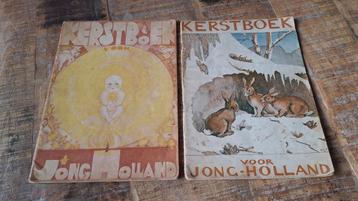 2 oude kerstboek voor Jong Holland,  zie foto's  beschikbaar voor biedingen