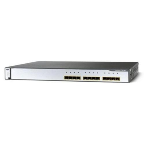 Cisco WS-C3750G-12S-S 3750G Series 12 Port Gigabit Switch, Computers en Software, Netwerk switches, Gebruikt, Verzenden