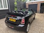 Mini 1.6 Cooper Roadster 2015 Zwart, Auto's, Mini, Zwart, 4 cilinders, Cabriolet, 4 stoelen