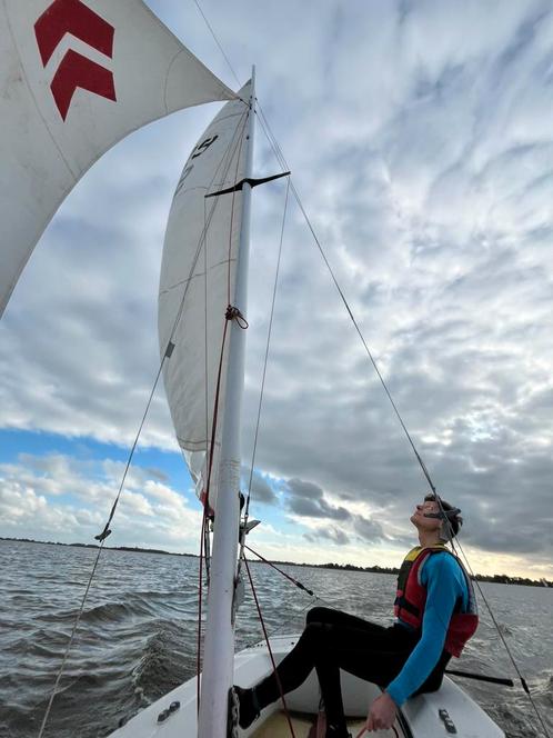 Laser 2 Regatta, Watersport en Boten, Zeilen en Zeiltoebehoren, Zo goed als nieuw, Grootzeil, Minder dan 15 m², Ophalen