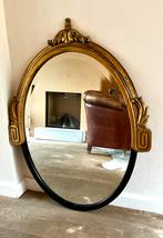 Antieke Italiaanse of Franse barok spiegel ovaal, Ophalen, Ovaal, 50 tot 100 cm, Minder dan 100 cm