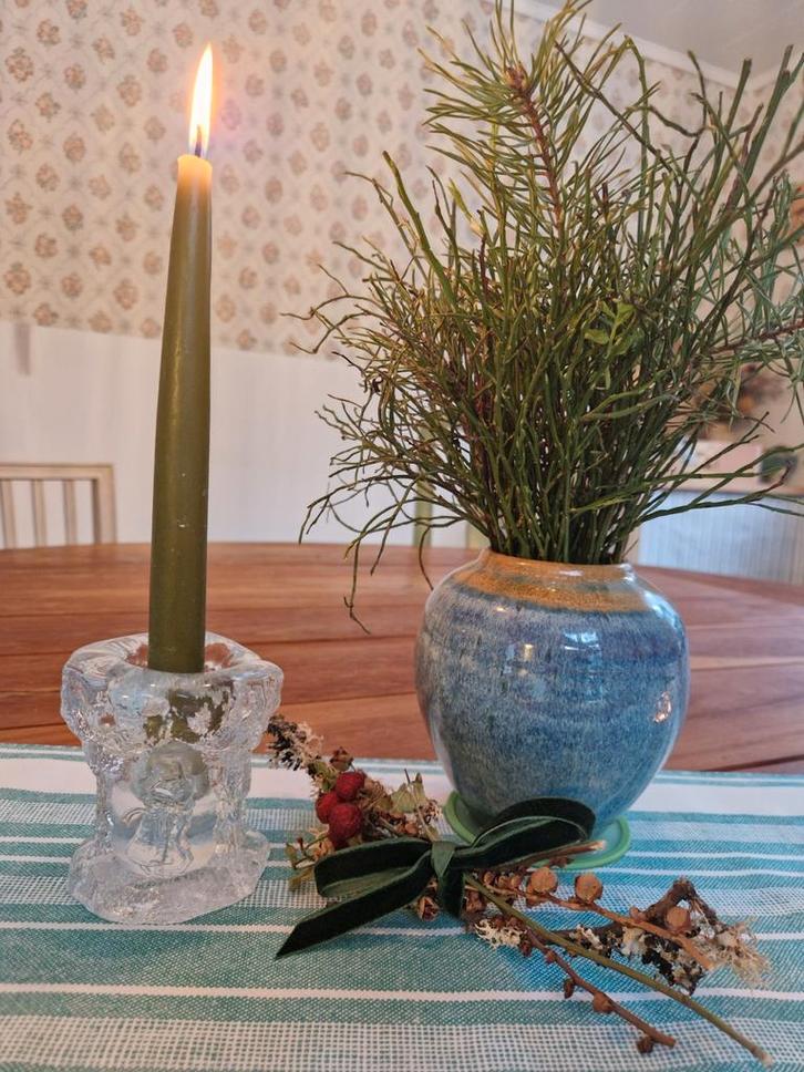 Kandelaar Kaarshouder Kosta Boda Rhapsody Zweeds Vintage, Huis en Inrichting, Woonaccessoires | Kandelaars en Kaarsen, Zo goed als nieuw