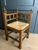 Oisterwijk stoeltje met rieten zitting, Ophalen, Bruin, Hout, Zo goed als nieuw