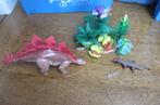dino dinosaurus 232 stegosaurus met broedplaats 100% als nie, Ophalen of Verzenden, Zo goed als nieuw, Complete set