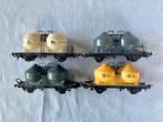 4 Lima SNCF silowagons, Hobby en Vrije tijd, Modeltreinen | H0, Gebruikt, Gelijkstroom, Wagon, Ophalen of Verzenden