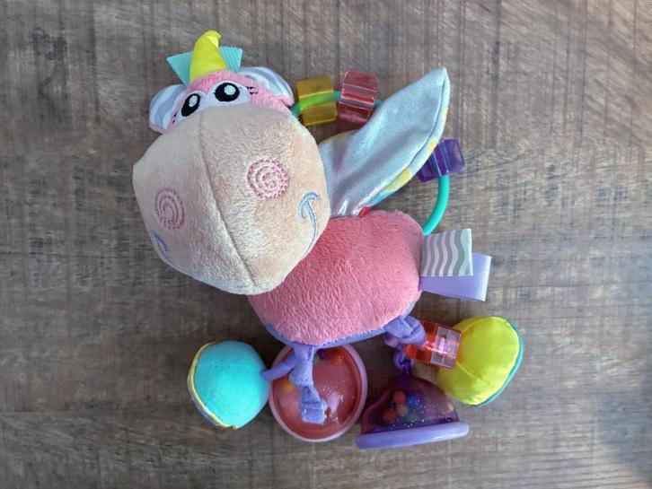 Playgro Clip Clop Toy Box rammelaar roze eenhoorn. ZGAN., Kinderen en Baby's, Speelgoed | Babyspeelgoed, Zo goed als nieuw, Rammelaar