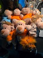 7 stuks oranje leeuwen voetbalknuffels 20cm, Kinderen en Baby's, Speelgoed | Knuffels en Pluche, Ophalen, Gebruikt, Overige typen