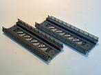 2 Märklin 7268 kunststof bruggen recht voor M en K rails, Hobby en Vrije tijd, Modeltreinen | H0, Wisselstroom, Gebruikt, Brug, Tunnel of Gebouw