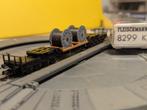 Fleischmann 8299 K, Dieplader met lading, DB, OVP - N spoor, Gelijkstroom, Fleischmann, Wagon, Ophalen of Verzenden