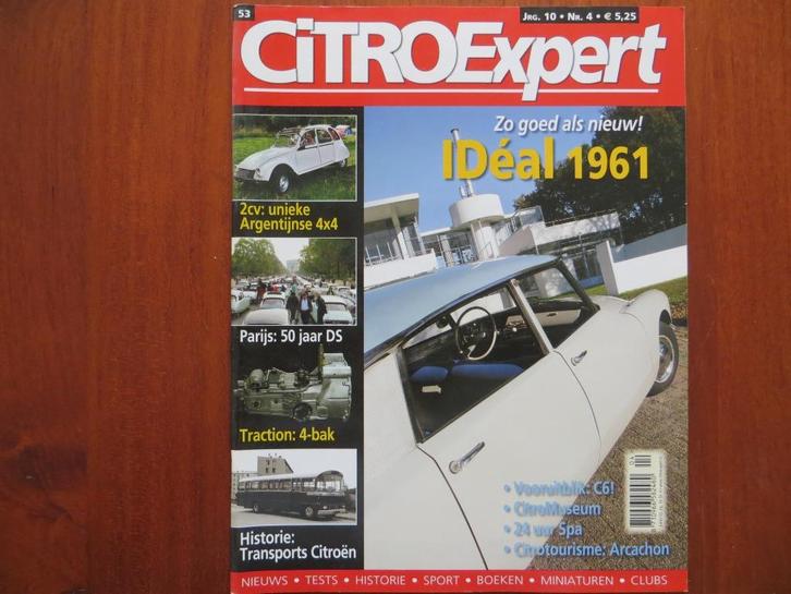 CitroExpert 53 Citroën Idéal 19 1961, 2CV 4x4 Argentinië, Boeken, Auto's | Folders en Tijdschriften, Nieuw, Citroën, Ophalen of Verzenden